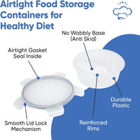 Thumbnail for Chef's Path 16 Piece Set of Storage Boxes BPA Free – Labels & 1 Chalk Marker - liquidation.store