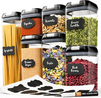 Thumbnail for Chef's Path Airtight Food Storage Container Set - 7 Piece (With Labels & Marker) - liquidation.store