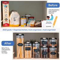 Thumbnail for Chef's Path Airtight Food Storage Container Set - 7 Piece (With Labels & Marker) - liquidation.store