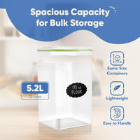 Chef's Path Kitchen Storage Box Set of 4 - XL (5.2L Each) - liquidation.store