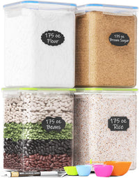 Chef's Path Kitchen Storage Box Set of 4 - XL (5.2L Each) - liquidation.store