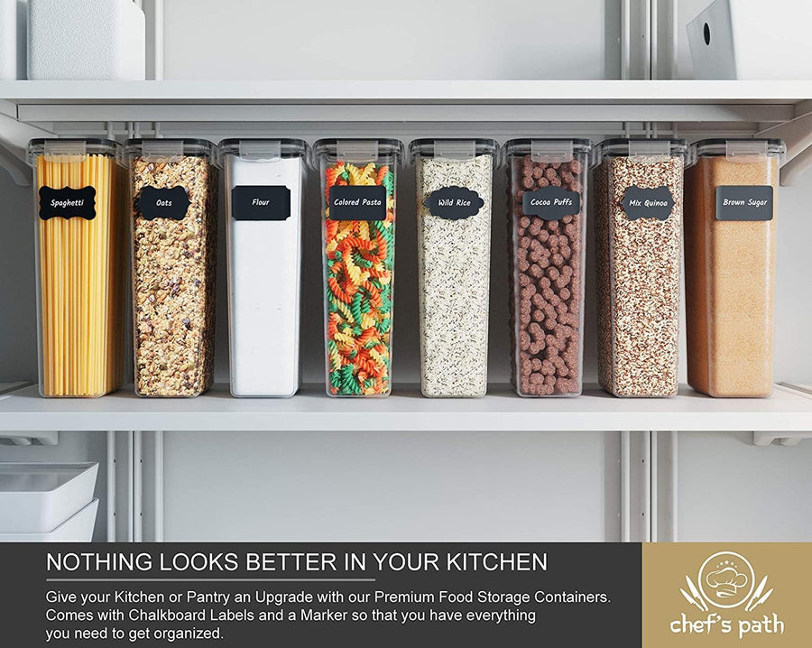 Chef's Path Kitchen Storage Box - Set of 8 (BPA Free 2.8L) - liquidation.store