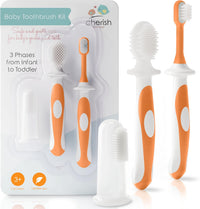 Cherish Baby Care Toddler Toothbrush 0-2 Years - Orange - liquidation.store