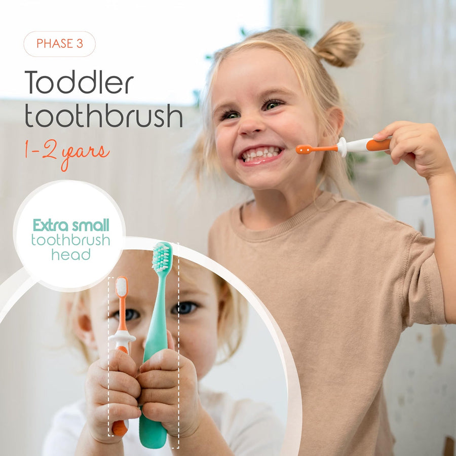Cherish Baby Care Toddler Toothbrush 0-2 Years - Purple - liquidation.store