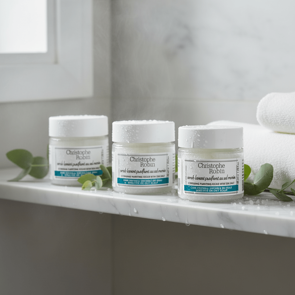 Christophe Robin Cleansing Purifying Scrub with Sea Salt 40ml X 3 - liquidation.store