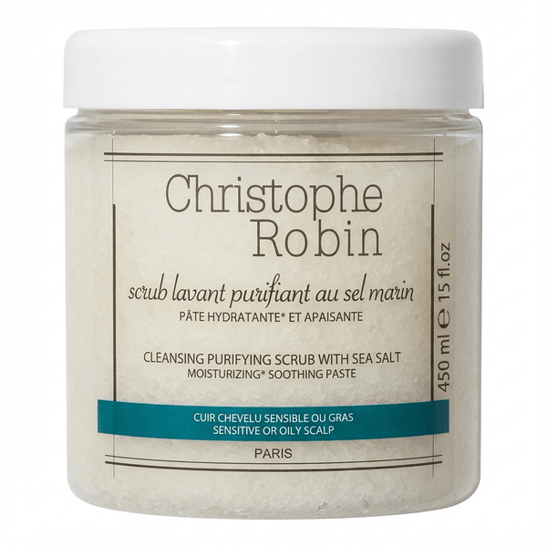 Christophe Robin Cleansing Purifying Scrub With Sea Salt - 450ml - liquidation.store