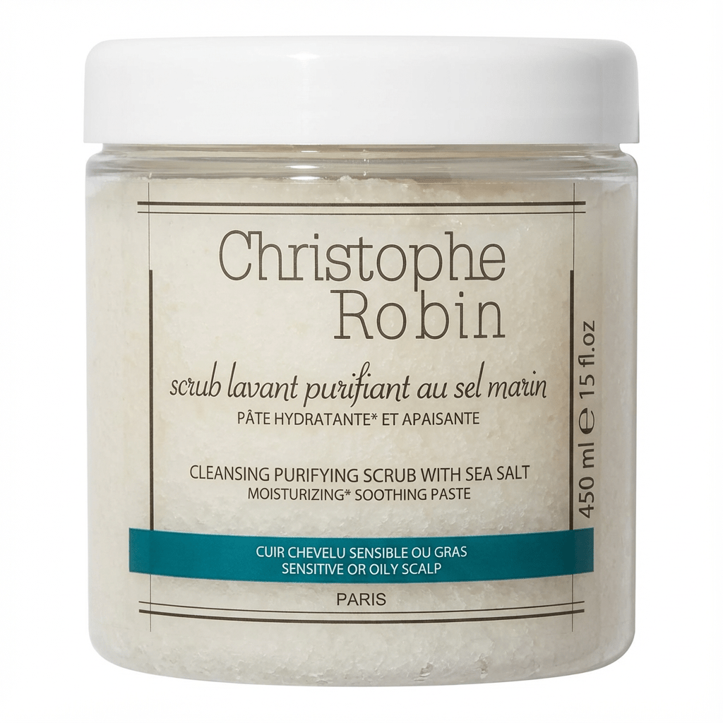 Christophe Robin Cleansing Purifying Scrub With Sea Salt - 450ml - liquidation.store