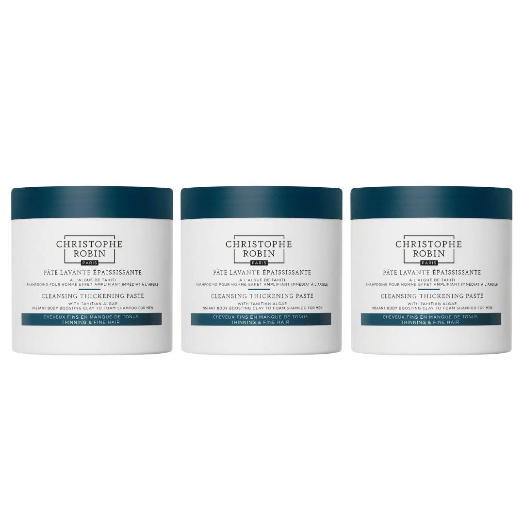 Christophe Robin Cleansing Thickening Paste 250ml - 3 Pack - liquidation.store