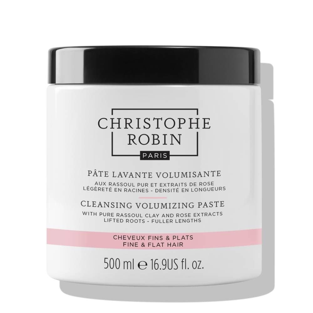 Christophe Robin Cleansing Volumising Paste Pure Rassoul Clay with Rose Extracts - 500ml - liquidation.store