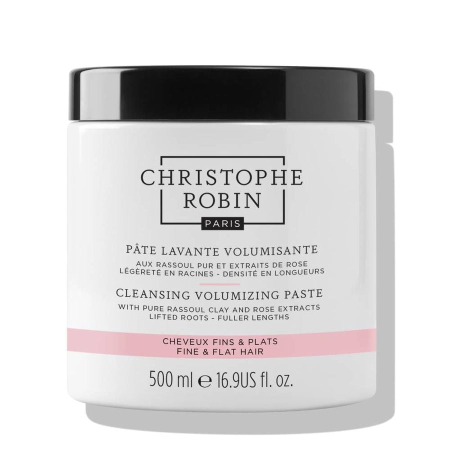 Christophe Robin Cleansing Volumising Paste Pure Rassoul Clay with Rose Extracts - 500ml - liquidation.store