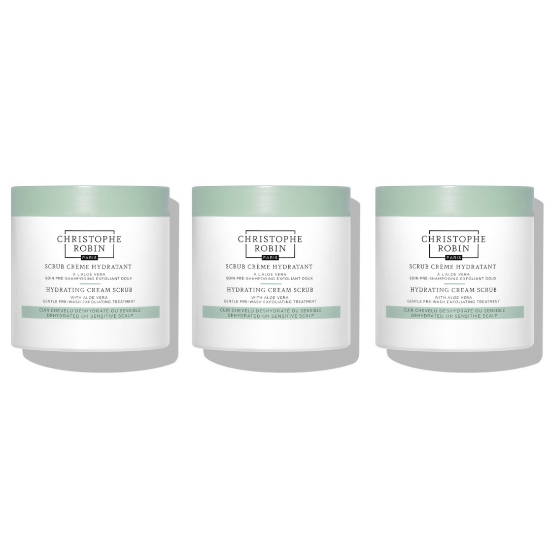 Christophe Robin Hydrating Cream Scrub 40ml - 3 pack - liquidation.store