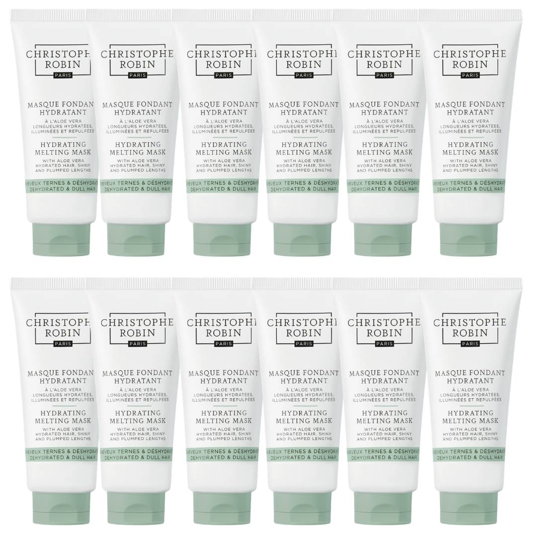 Christophe Robin Hydrating melting mask with aloe vera - 40ml x 12 - liquidation.store