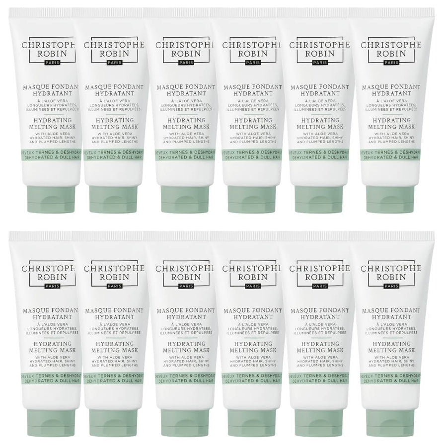 Christophe Robin Hydrating melting mask with aloe vera - 40ml x 12 - liquidation.store