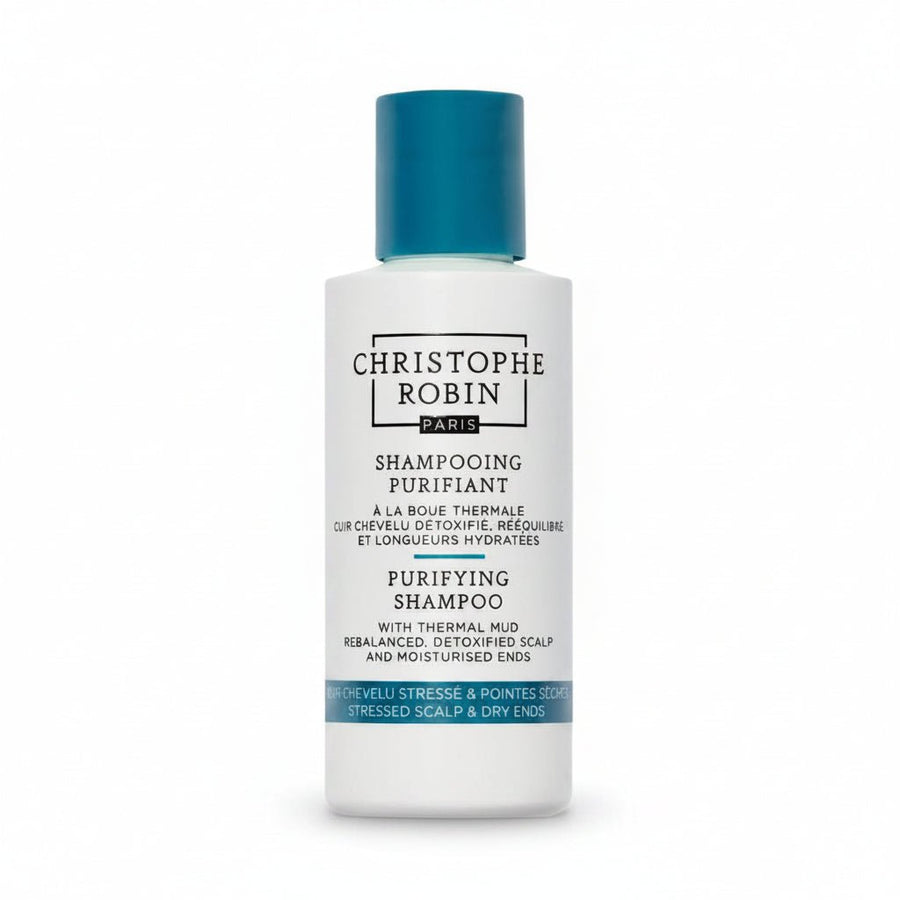 Christophe Robin Purifying Shampoo with Thermal Mud - 75ml - liquidation.store