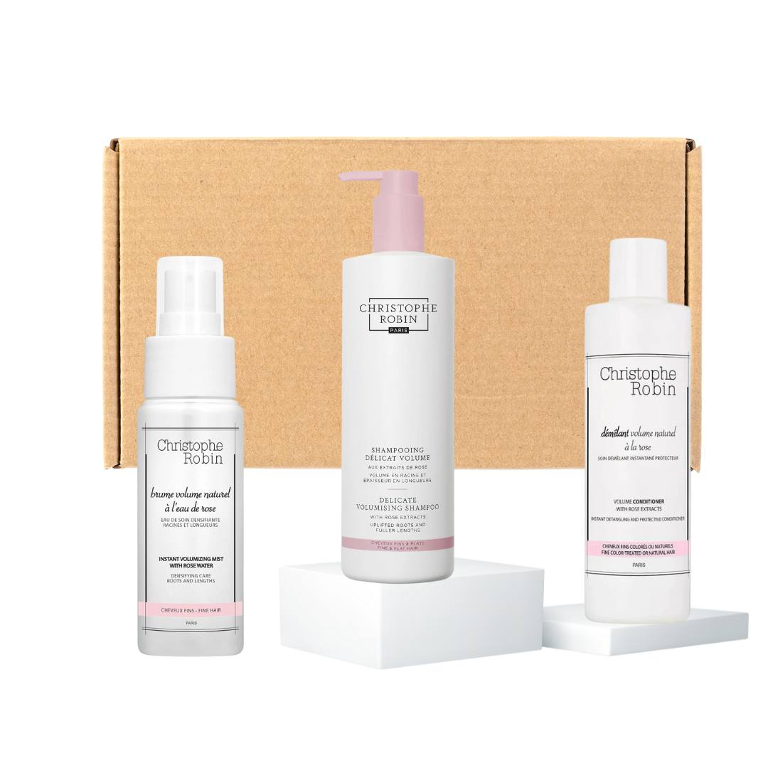 Christophe Robin Rose Volumising Haircare Gift Set - liquidation.store