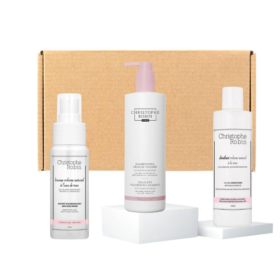 Christophe Robin Rose Volumising Haircare Gift Set - liquidation.store