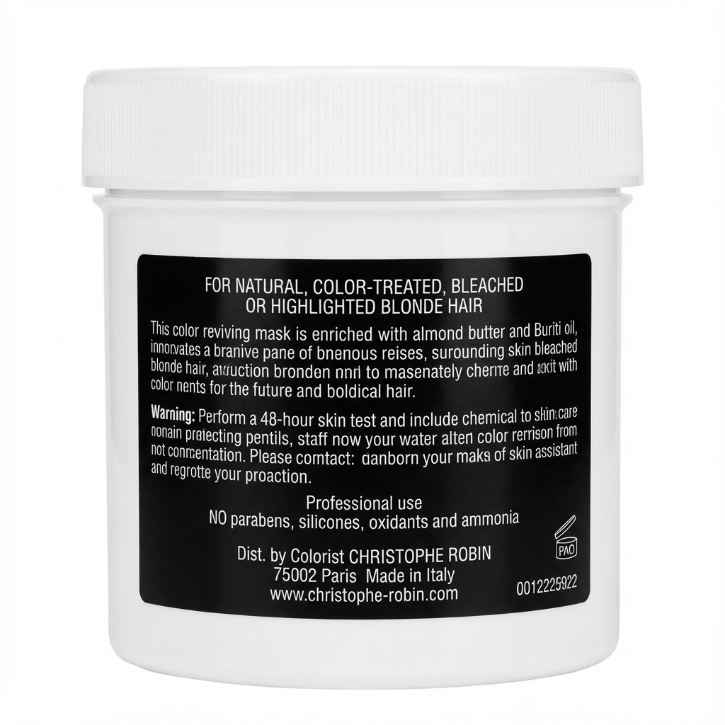 Christophe Robin Shade Variation Mask - Baby Blonde 1000ml - liquidation.store