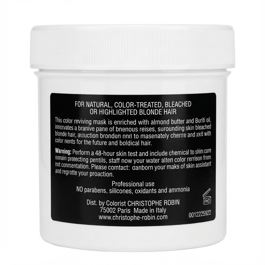 Christophe Robin Shade Variation Mask - Baby Blonde 1000ml - liquidation.store