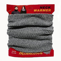 Thumbnail for Classic Rib Knit Multi - layered Neck Warmer Snood - Grey (One Size) - liquidation.store