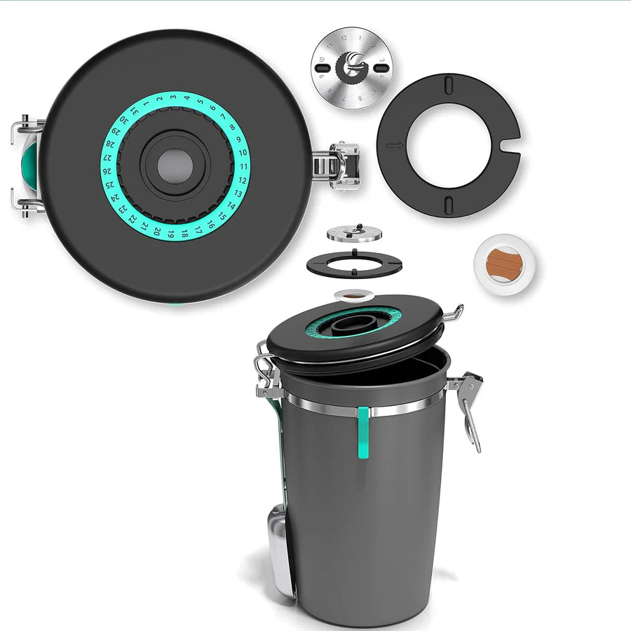 Coffee Canister & Grinder Duo