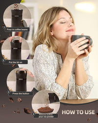 Thumbnail for Coffee Grinder with Brush - 200W - liquidation.store