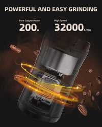 Thumbnail for Coffee Grinder with Brush - 200W - liquidation.store