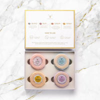 ComfyCozy Crystal Shower Steamers Luxury Gift Set Organic Shower Bombs, 8x45g - liquidation.store