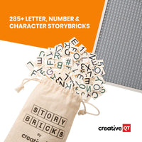 Thumbnail for Creative QT Brick Building Letter Board - Over 285 StoryBricks Letters & Symbols - liquidation.store
