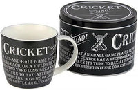 Cricket Mug in Tin - Black (2 Piece Set) - liquidation.store