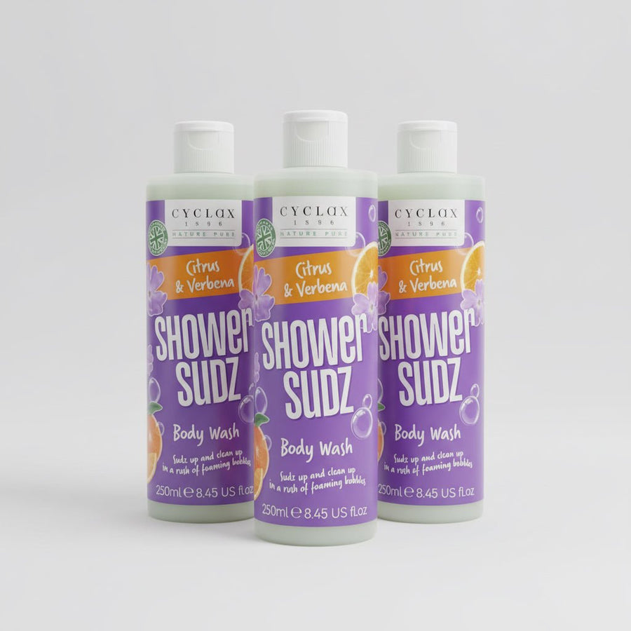 Cyclax Citrus & Verbena Shower Sudz Body Wash 250ml - liquidation.store