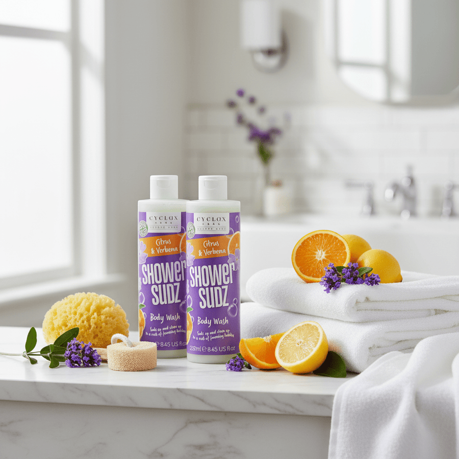 Cyclax Citrus & Verbena Shower Sudz Body Wash 250ml - liquidation.store
