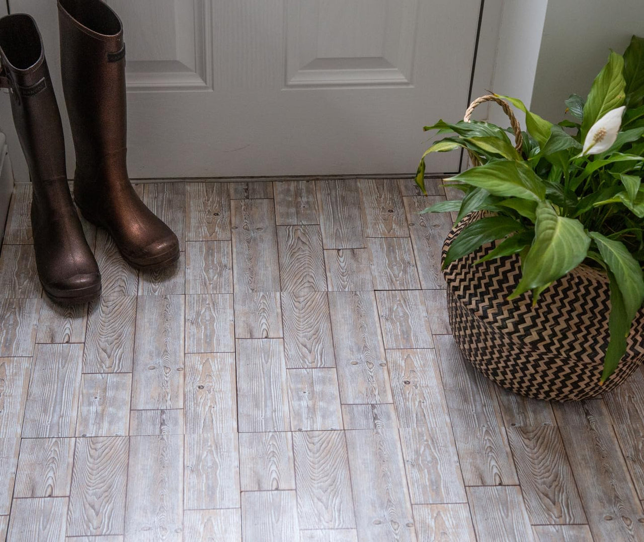 d - c - fix self Adhesive Floor Tiles Rustic Oak Wood Effect - 11 Pack (30.5 x 30.5cm) - liquidation.store