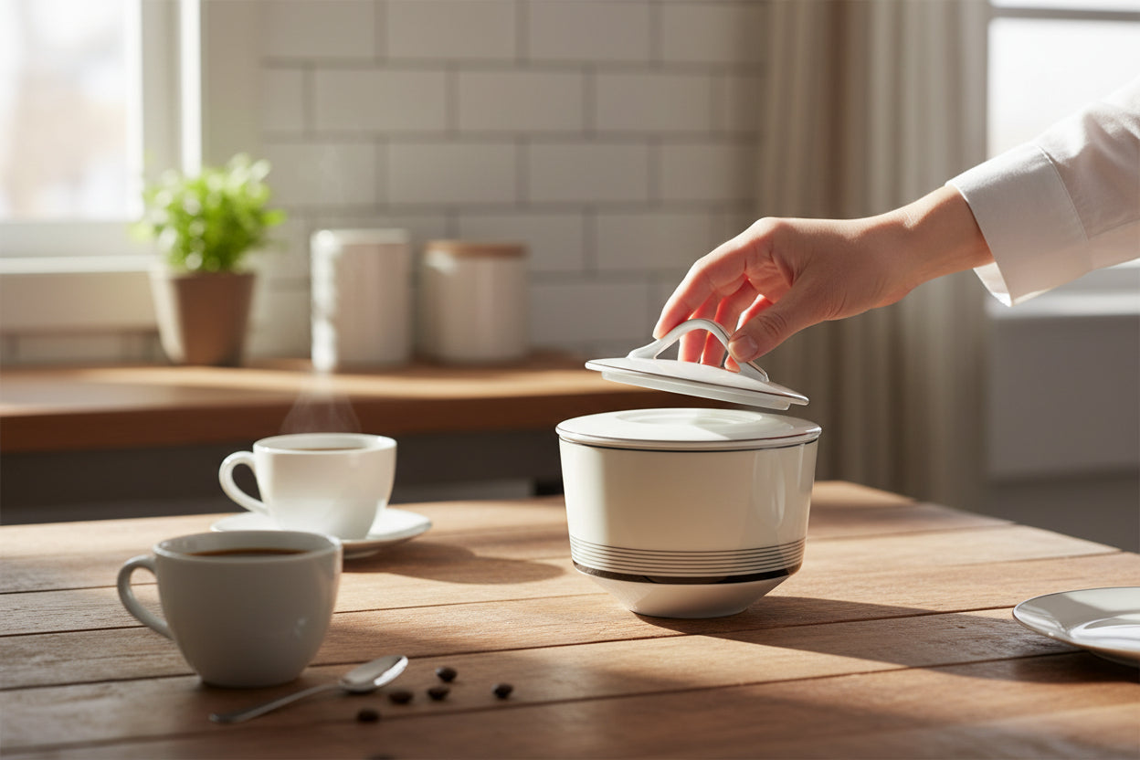 Fairmont & Main Covered Sugar Jar - Deco