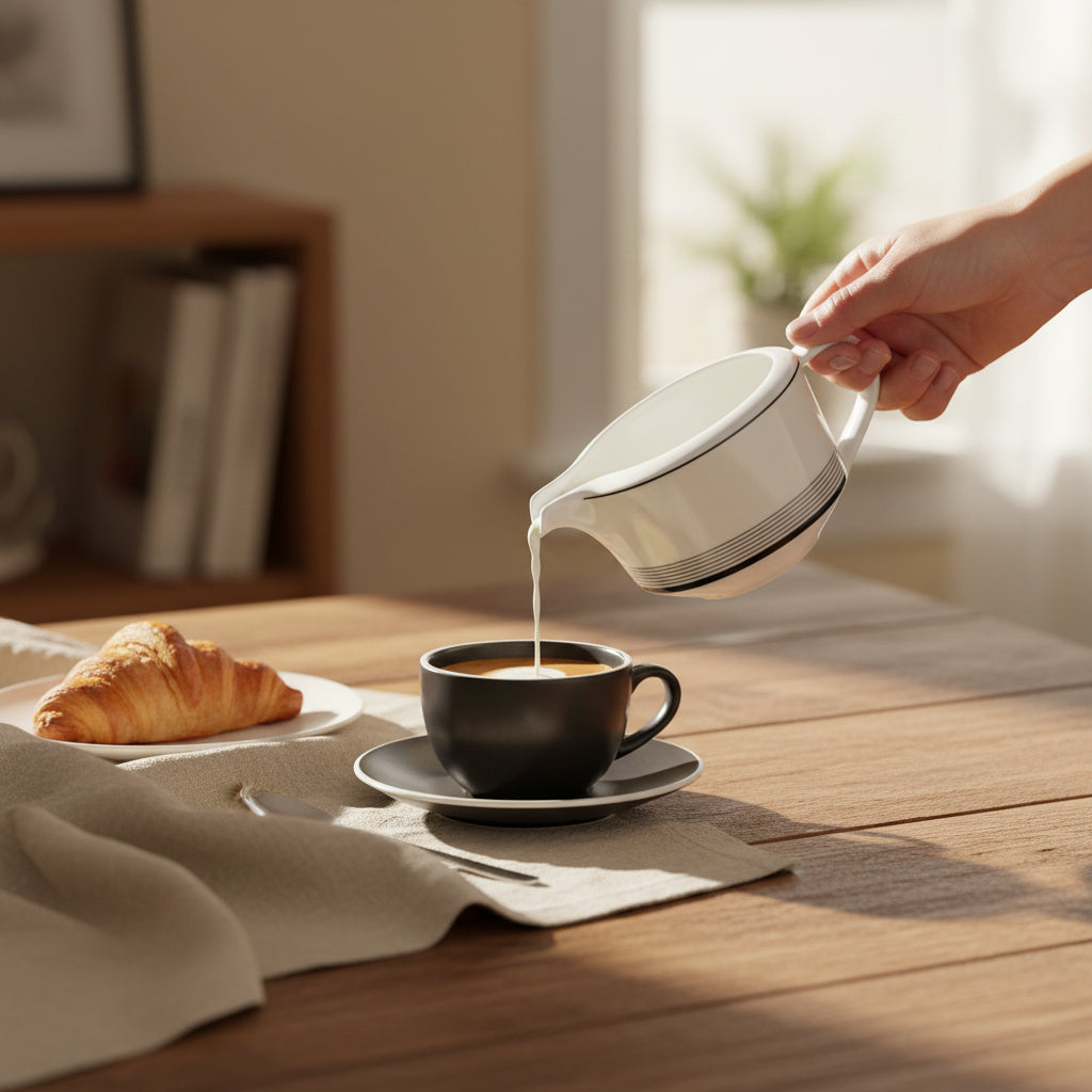 Fairmont & Main Deco Creamer & Sugar Bowl Duo