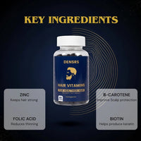 Densrs Hair Vitamins Gummies - Watermelon Flavour (60 Gummies) - liquidation.store