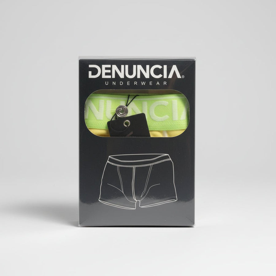 Denuncia Cotton Blend Men's Boxer Briefs Yellow - Medium - liquidation.store
