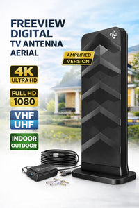 Thumbnail for Digital Aerial Amplified TV Antenna Indoor/Outdoor - HDTV 4K - liquidation.store