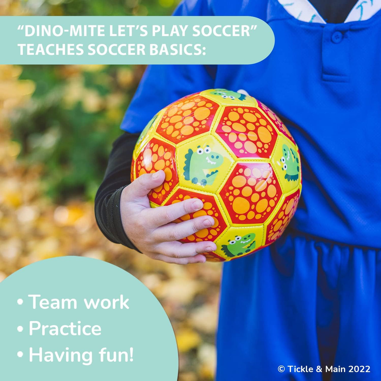 Dino - Mite - Let’s Play Soccer Gift Set - Book, Ball. Pump, Bag inc - liquidation.store