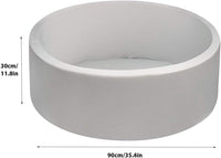 Thumbnail for DIVCHI Kids Foam Ball Pit for Children/Toddlers - 90x30cm (Grey) - liquidation.store