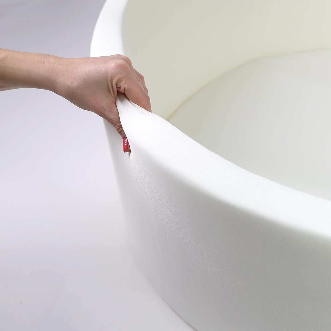 DIVCHI Kids Foam Ball Pit for Children/Toddlers - 90x30cm (White) - liquidation.store