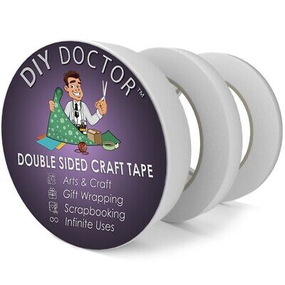 DIY Doctor Double Sided Sticky Tape (9X28M Rolls) - 3 Pack - liquidation.store