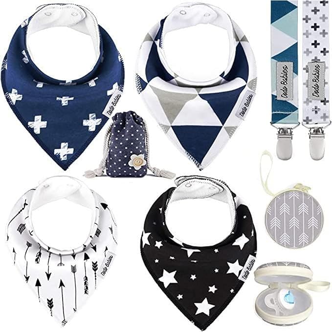 Dodo Babies Baby Bandana Drool Bibs - Various Colours - liquidation.store