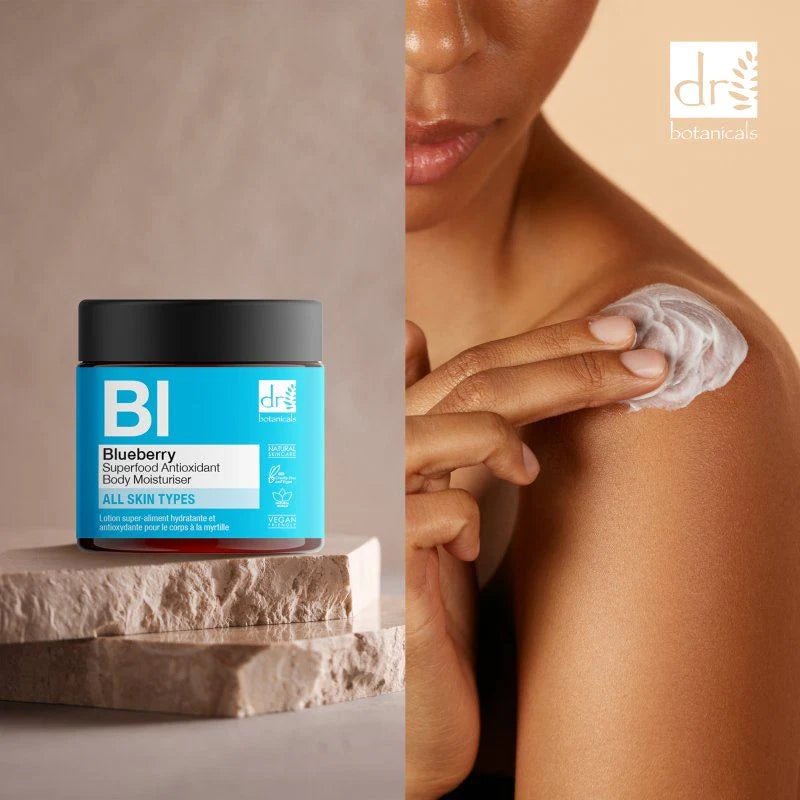 Dr Botanical Blueberry Superfood Antioxidant Body Moisturiser 60ml - liquidation.store