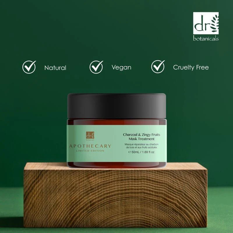 Dr Botanical Charcoal & Zingy Fruits Treatment Mask 50ml - liquidation.store