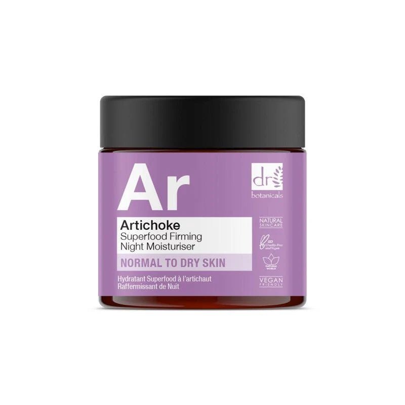 Dr Botanicals Artichoke Superfood Firming Night Moisturiser 60ml - liquidation.store