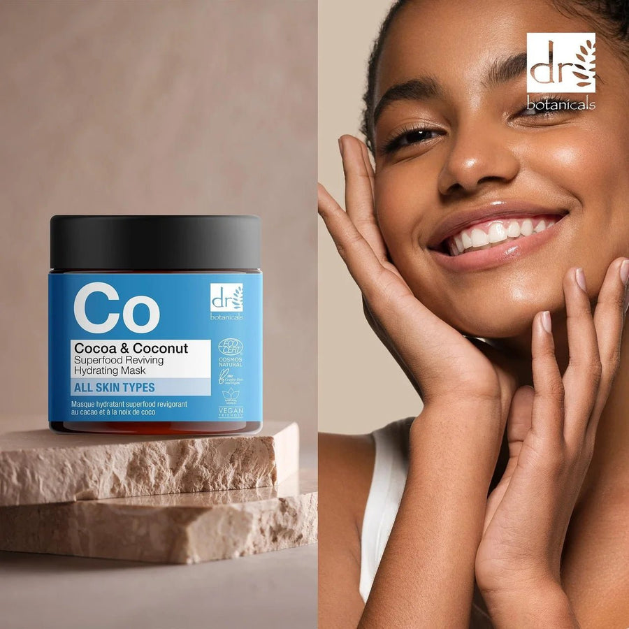 Dr Botanicals Cocoa Butter & Coconut Superfood Hydrating Mask - 60ml - liquidation.store