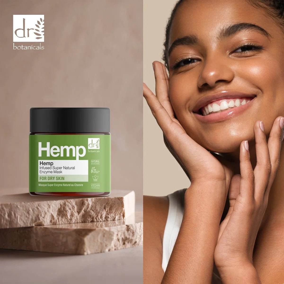 Dr Botanicals Hemp Infused Super Natural Enzyme Mask 60ml - liquidation.store