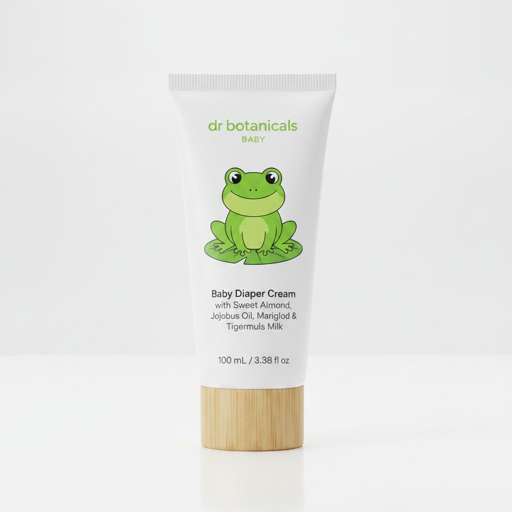 Dr Botanicals Jojoba & Sweet Almond Oil Baby Nappy Diaper Cream - 100ml