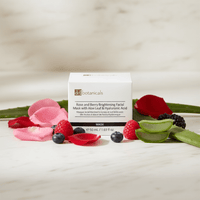 Dr Botanicals Rose and Berry Brightening Facial Mask with Aloe Leaf - liquidation.store