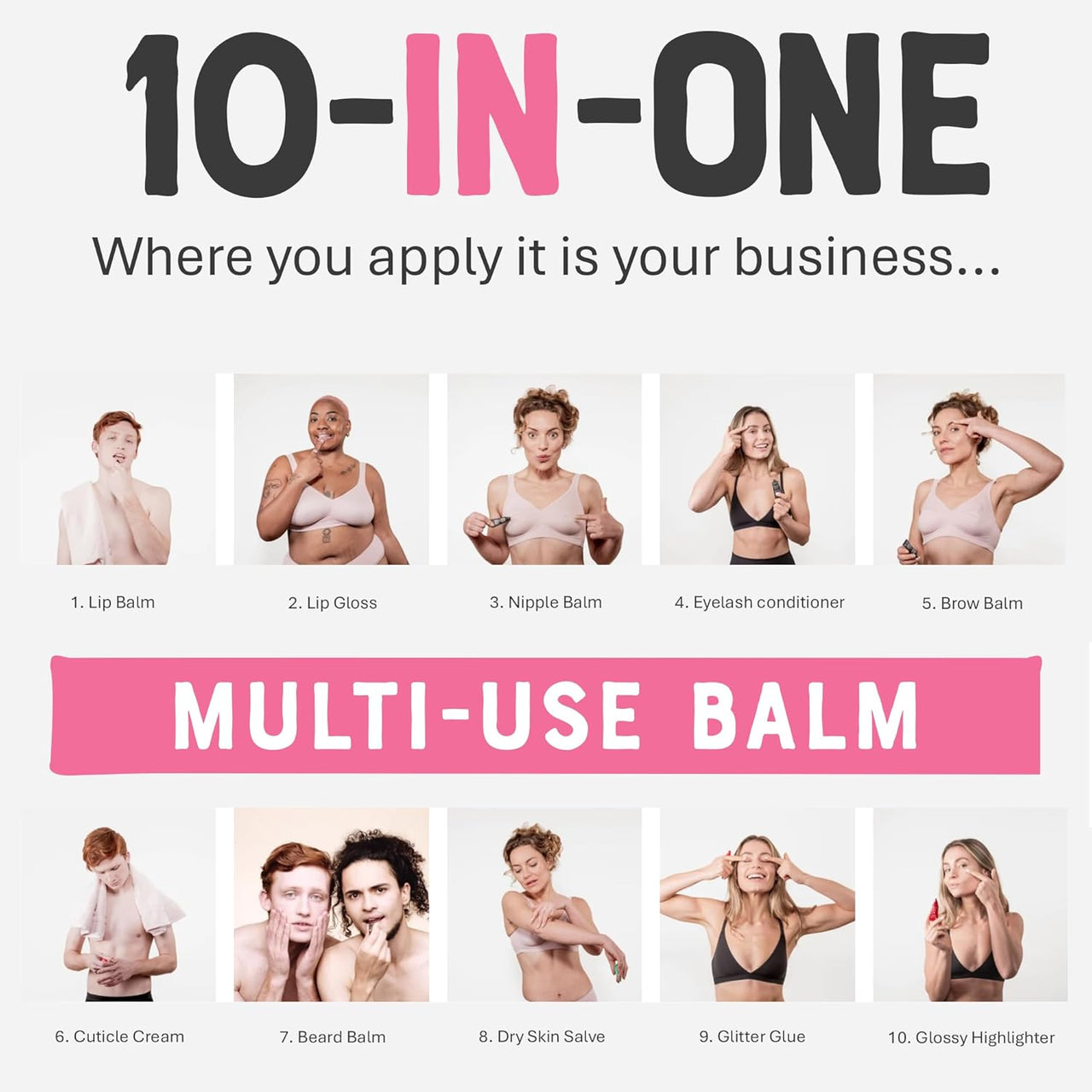 DR. LIPP Nipple Balm for Dry Skin, Luscious Lips & Glossy Bits - 6 Pack - liquidation.store